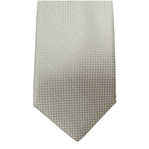 Nicole Miller Jones New York Silk Ties Gray Blue White Cream Lot Of 2 - Picture 8 of 12